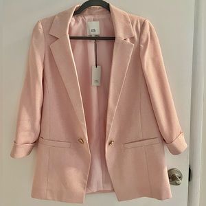 River Island light pink/blush blazer